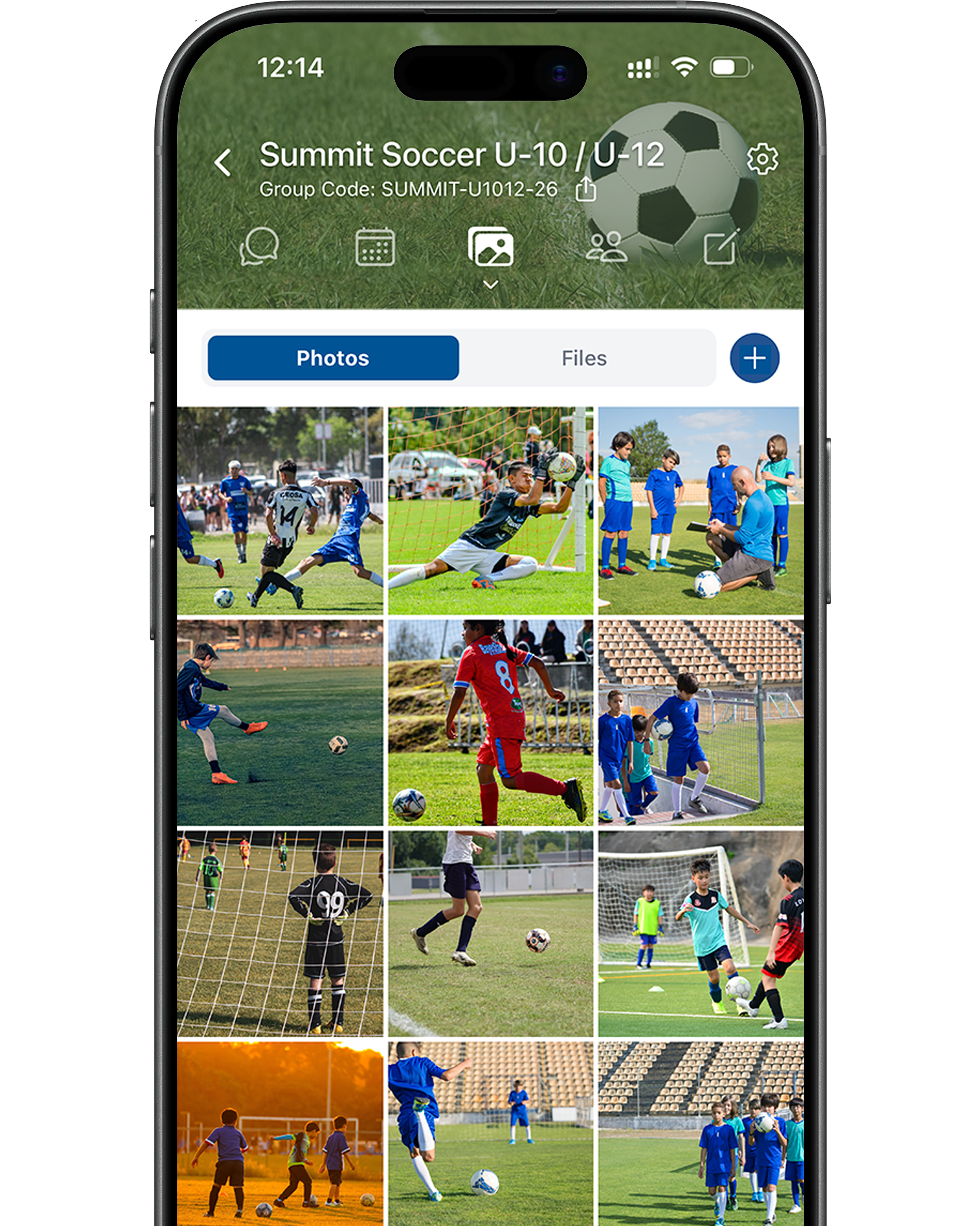 TeamReach photos screen